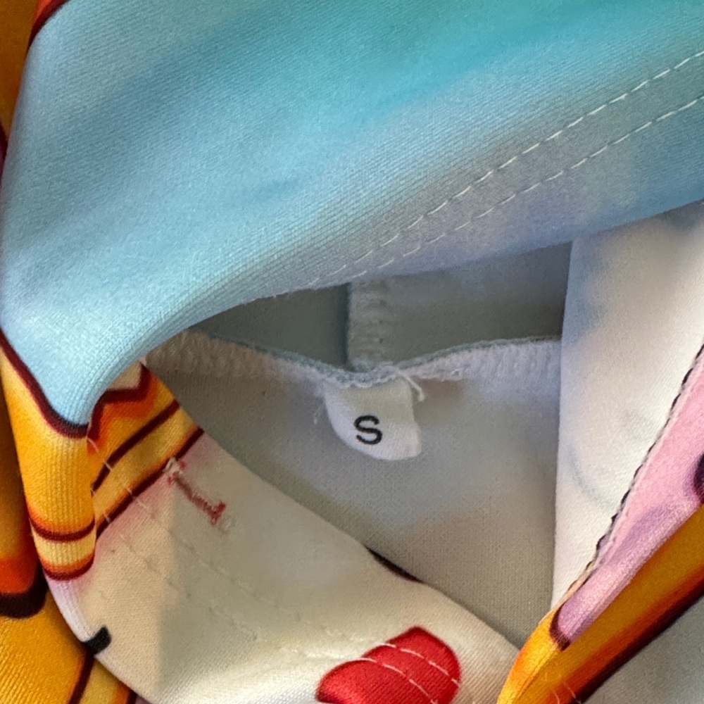 Kids Gradient Hoodie with Cartoon Print - Picture 4 of 5
